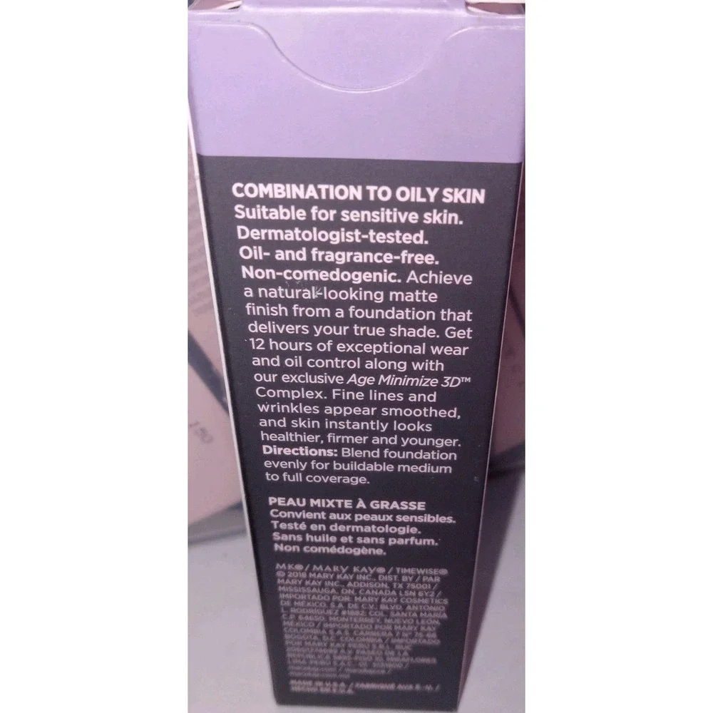 MARY KAY TIMEWISE MATTE 3D FOUNDATION Bronze C180 Combo To Oily 180‎